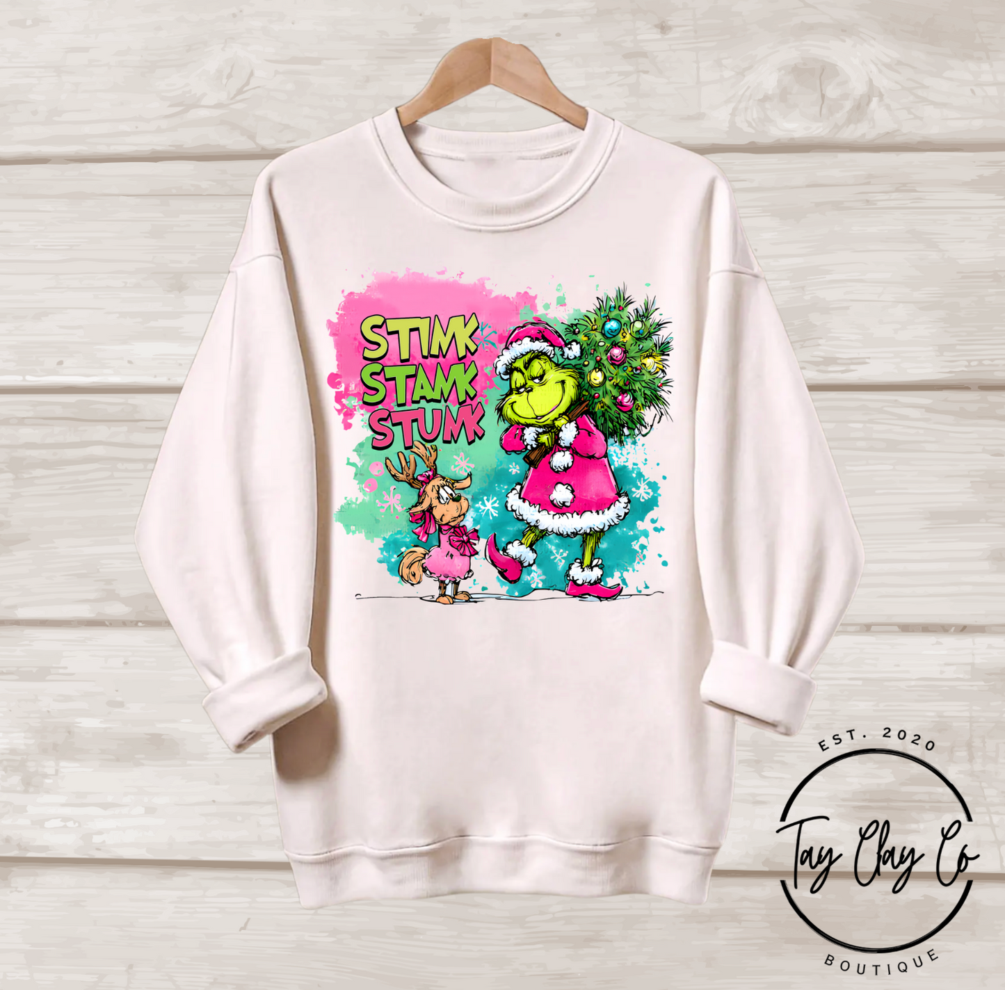 STINK STANK STUNK WATERCOLOR SWEATSHIRT