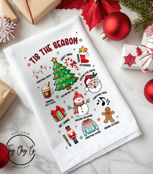 TIS THE SEASON HAND TOWEL
