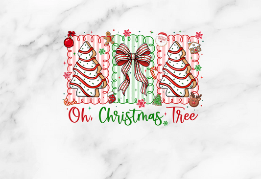 OH CHRISTMAS TREE DTF