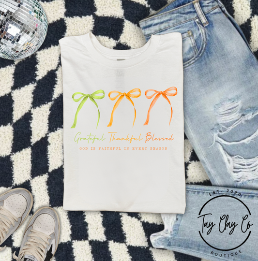 GRATEFUL THANKFUL BLESSED