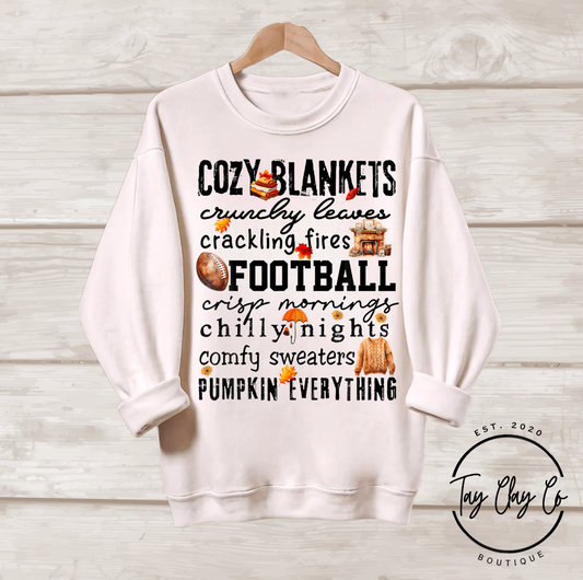COZY BLANKETS SWEATSHIRT