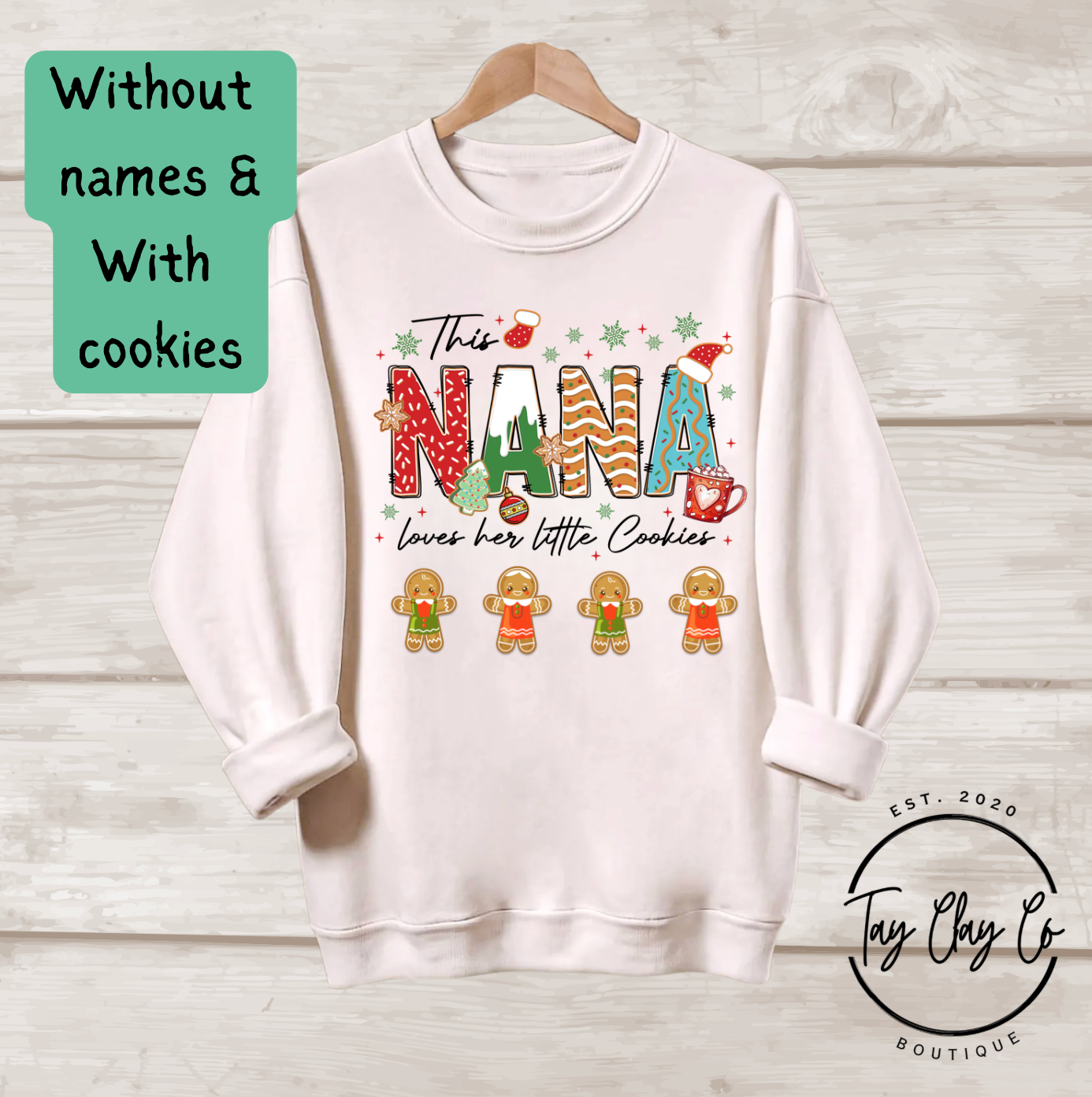 MOM CUSTOM COOKIES SWEATSHIRT