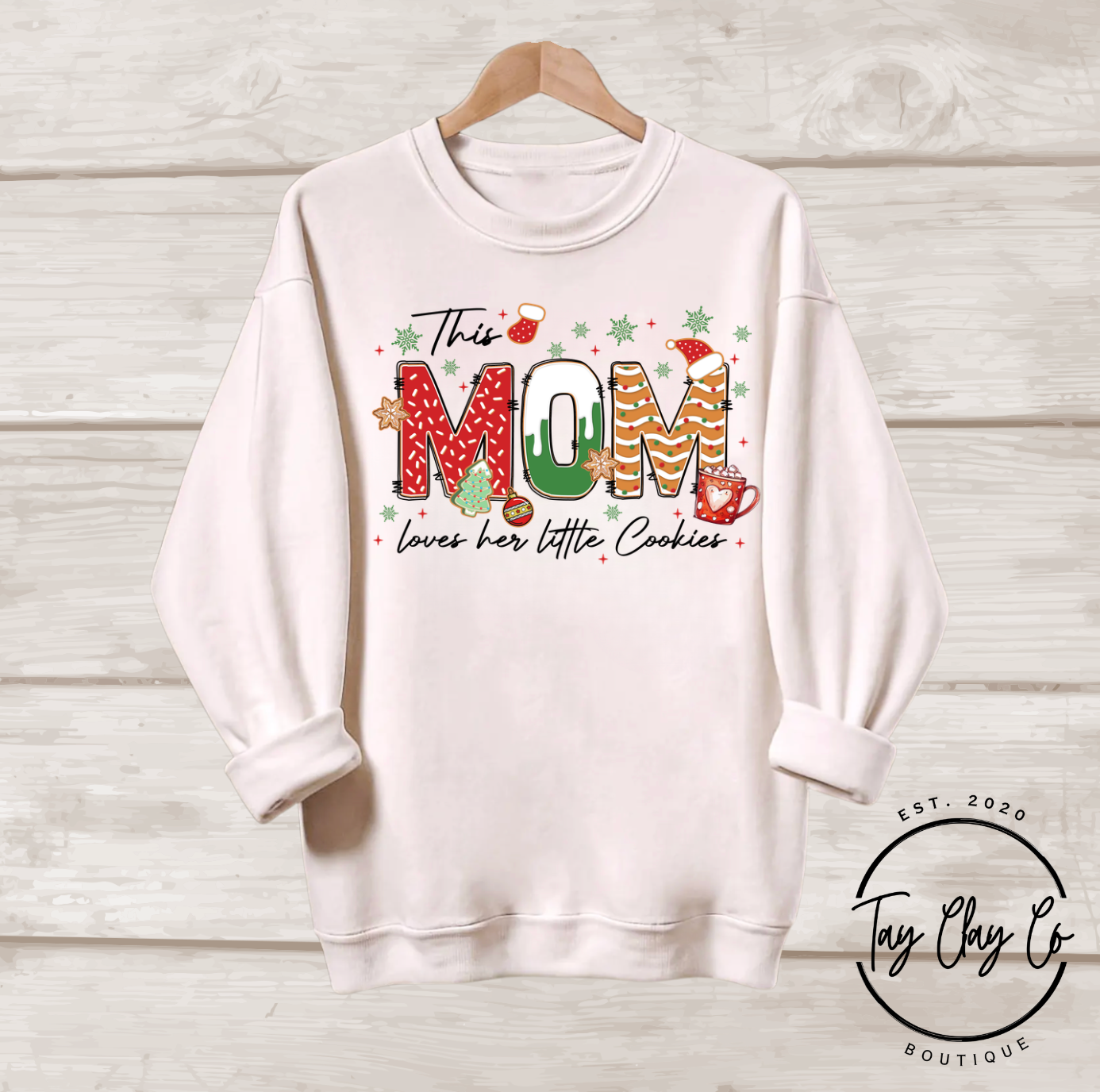 MOM CUSTOM COOKIES SWEATSHIRT
