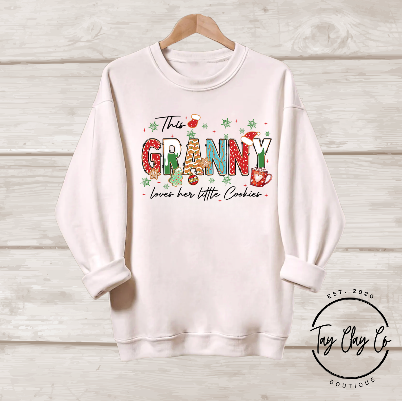 GRANDMA CUSTOM COOKIES SWEATSHIRT