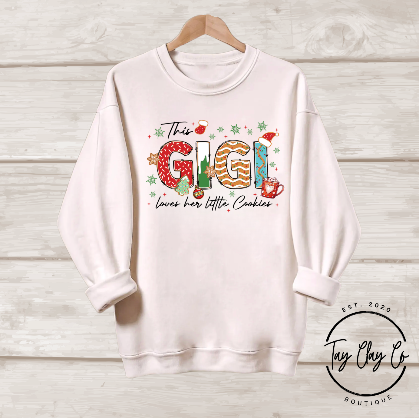 GIGI CUSTOM COOKIES SWEATSHIRT