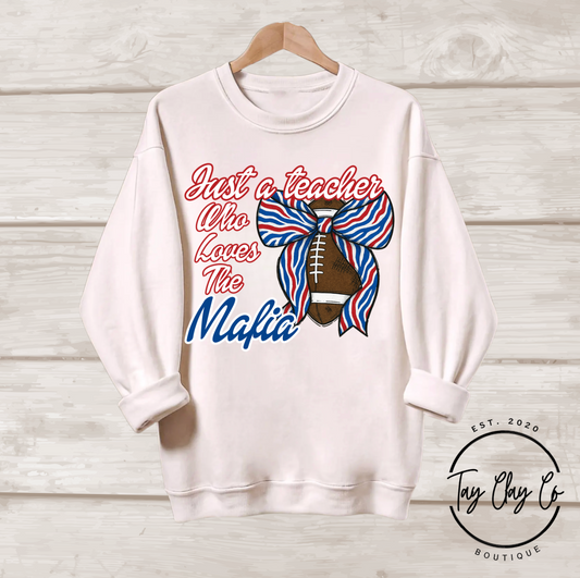 THIS TEACHER LOVES THE MAFIA SWEATSHIRT