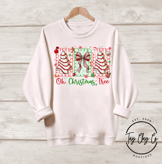 OH CHRISTMAS TREE SWEATSHIRT