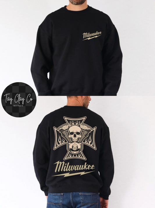 MILWAUKEE FRONT & BACK SWEATSHIRT