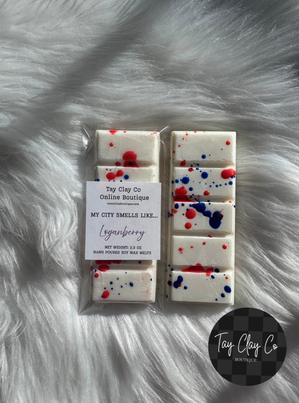 MY CITY SMELLS LIKE LOGANBERRY WAX MELT SNAP BAR