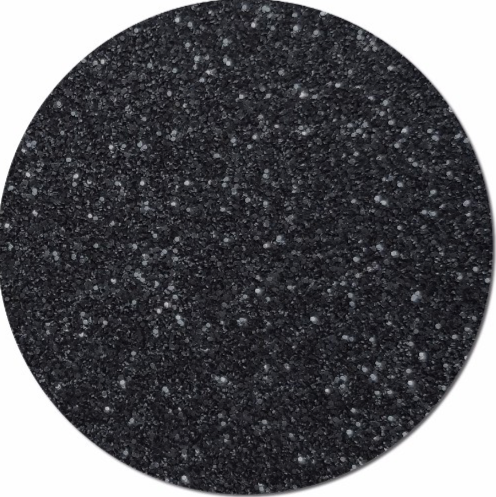 BLACK GLIMMER ULTRAFINE GLITTER