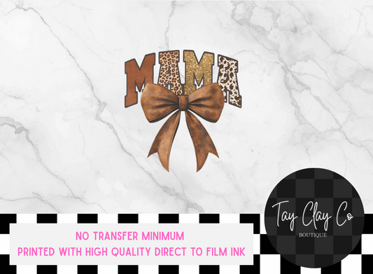 MAMA WESTERN BOW DTF