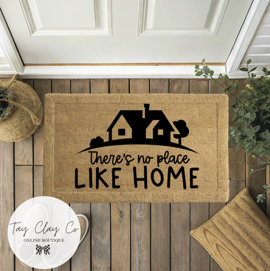 NO PLACE LIKE HOME DOORMAT