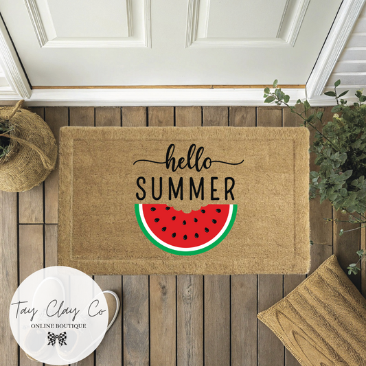 HELLO SUMMER DOORMAT