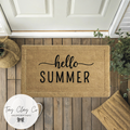 HELLO SUMMER DOORMAT
