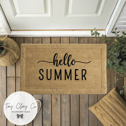 HELLO SUMMER DOORMAT