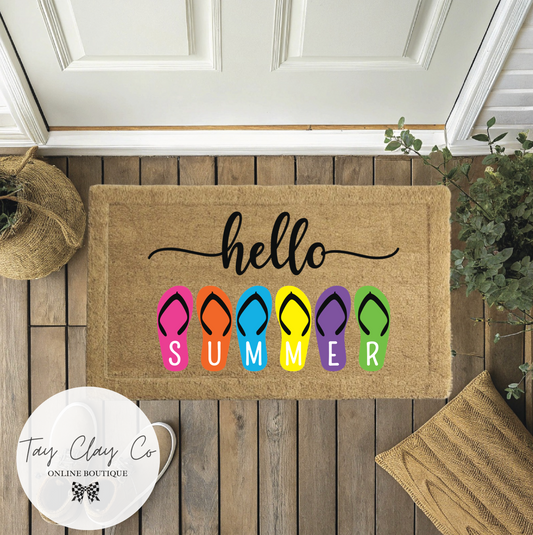 SUMMER SANDALS DOORMAT