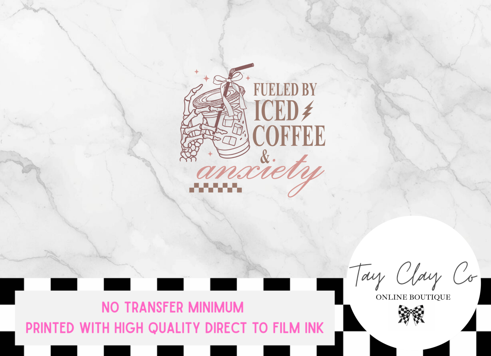 FUELED BY ICED COFFEE DTF