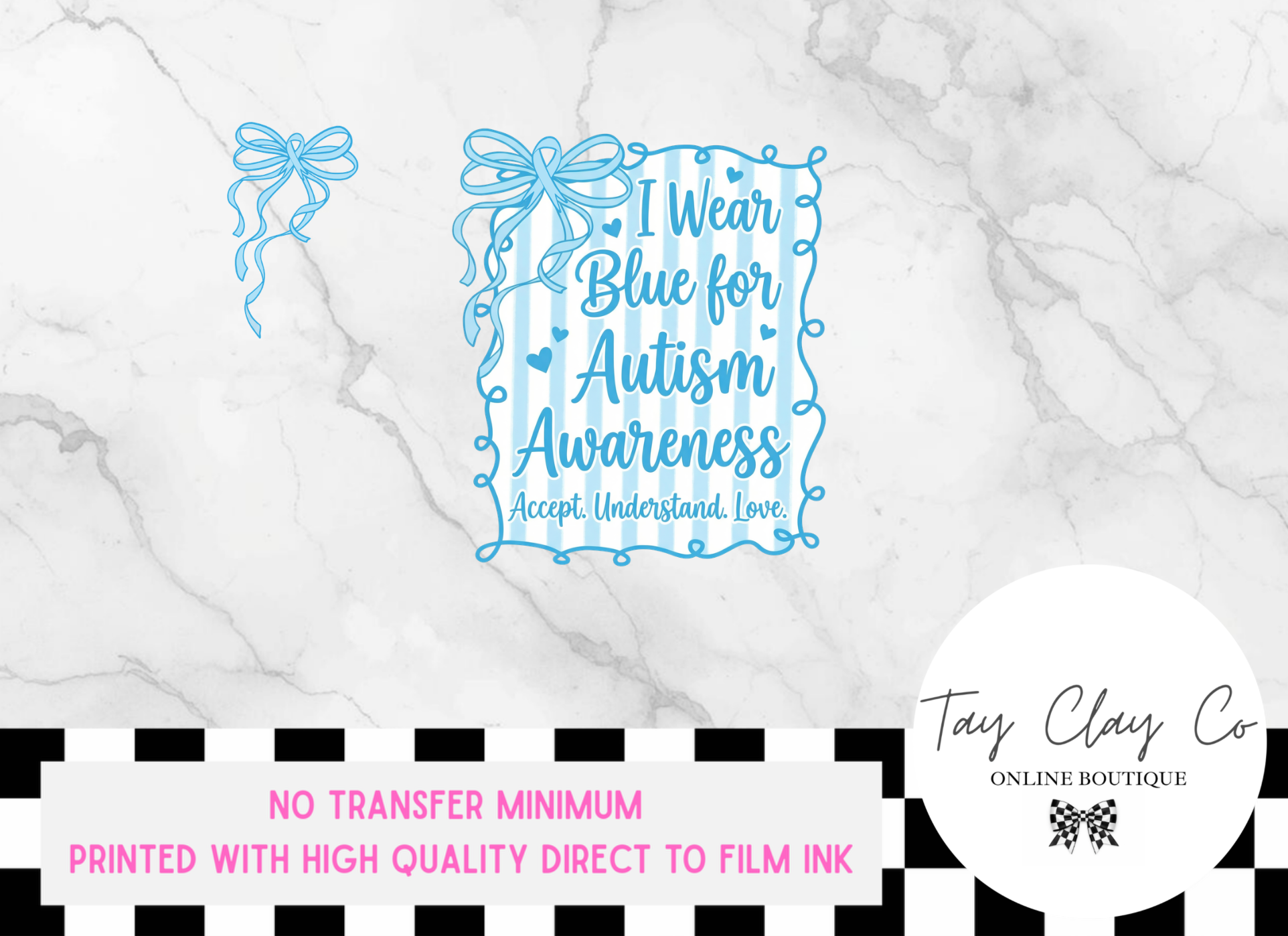 AUTISM W/ FREE POCKET DTF