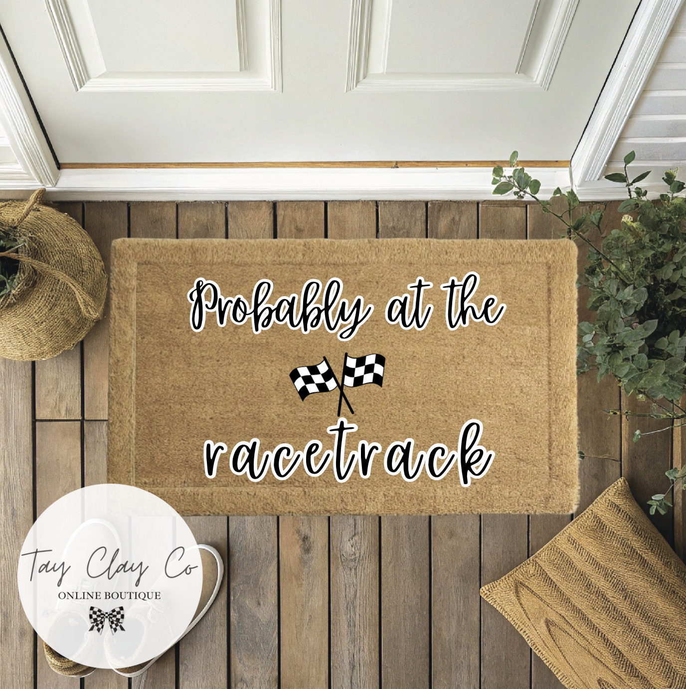 RACETRACK #2 DOORMAT