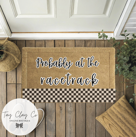 RACETRACK #3 DOORMAT