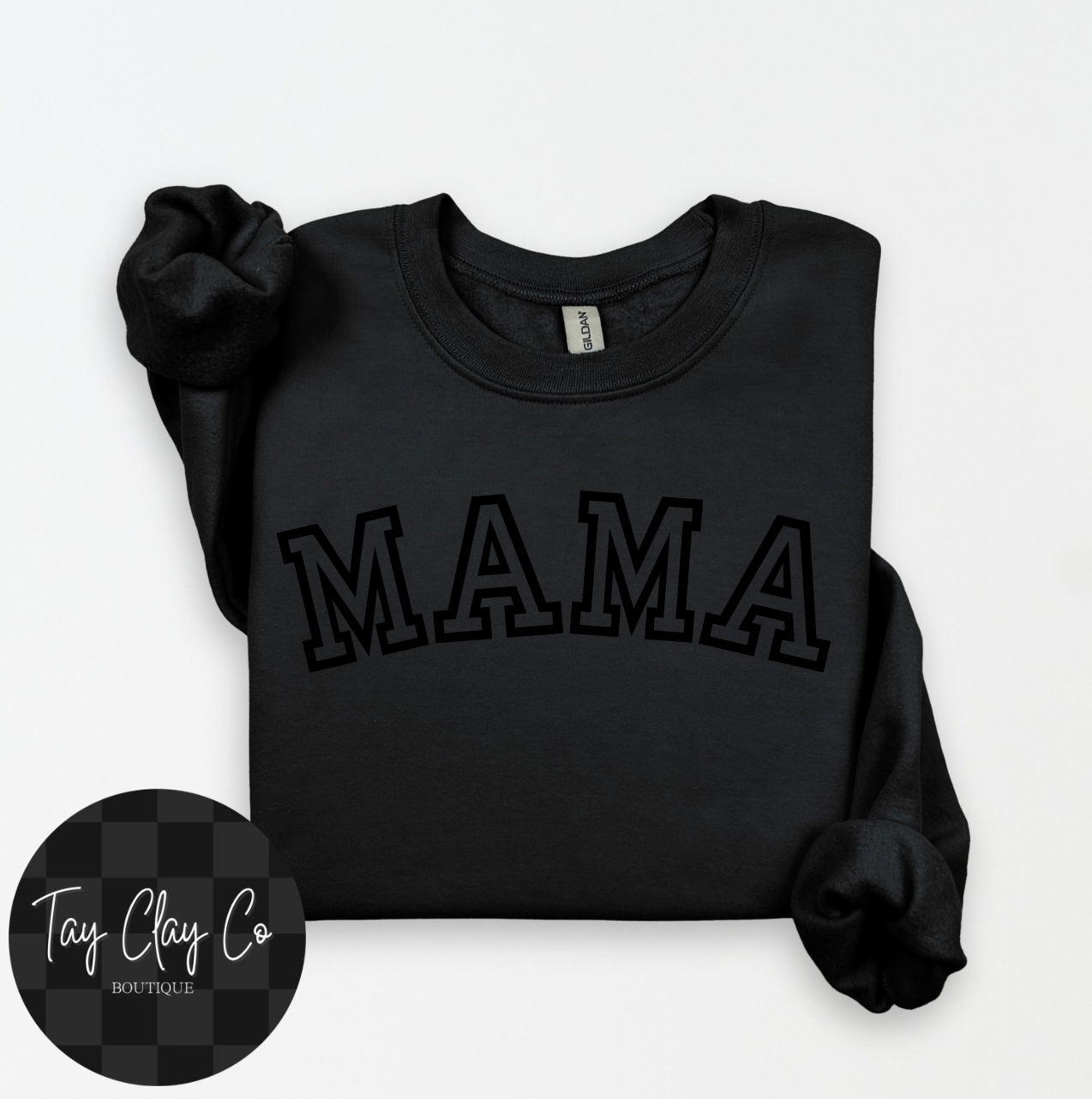 BLACK ON BLACK SWEATSHIRT