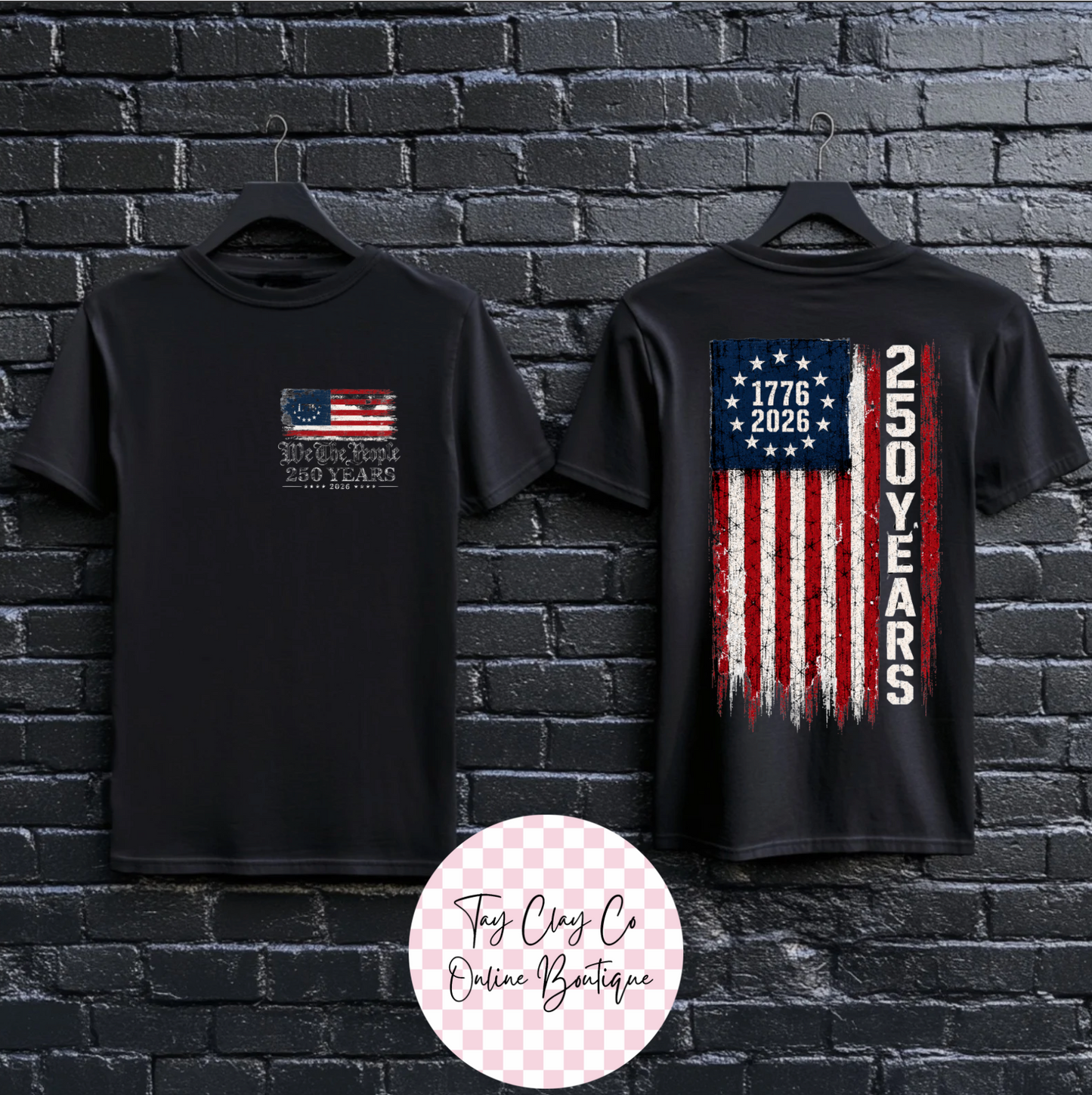 250 YEARS FRONT AND BACK