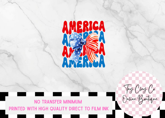 AMERICA STACKED DTF