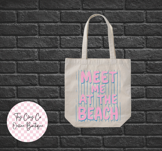 MEET ME AT THE BEACH TOTE
