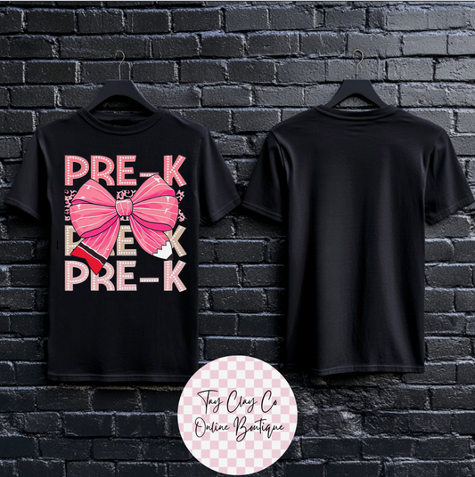 PREK STACKED PENCIL BOW