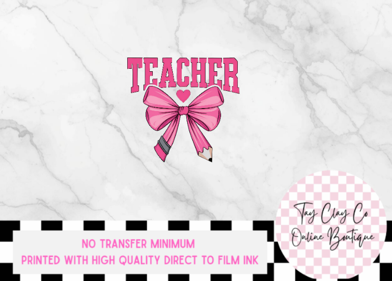 TEACHER BOW DTF