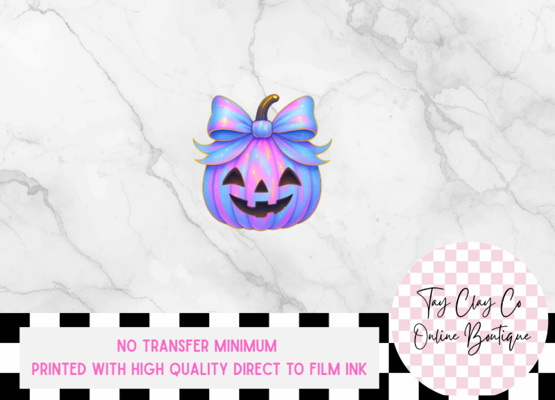FLUORESCENT PUMPKIN DTF
