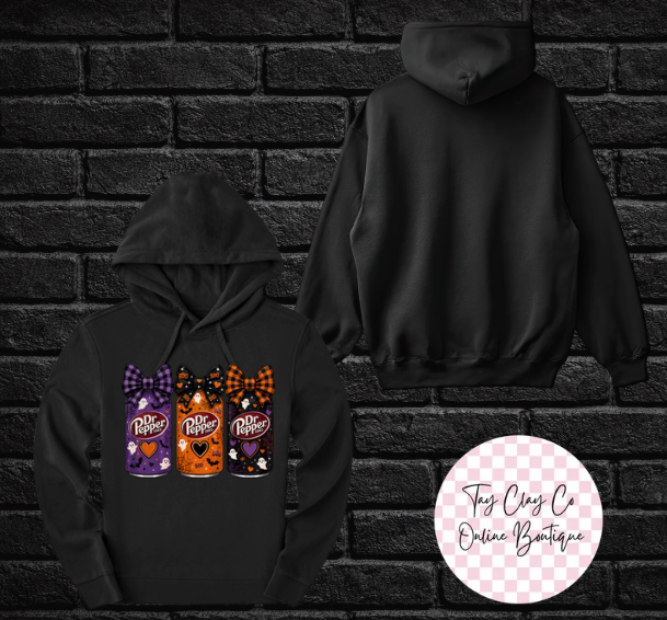 DR PEP SPOOKY BOW HOODIE