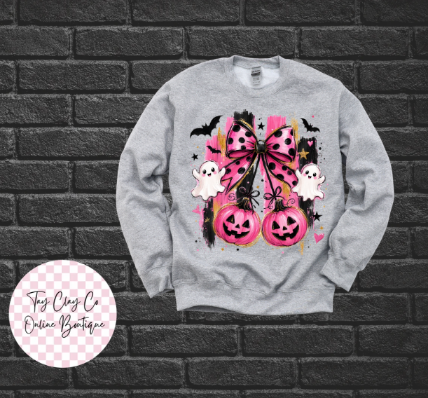 PINK PUMPKIN SWEATSHIRT