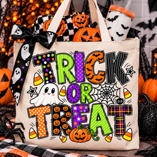 TRICK OR TREAT CANVAS BAG