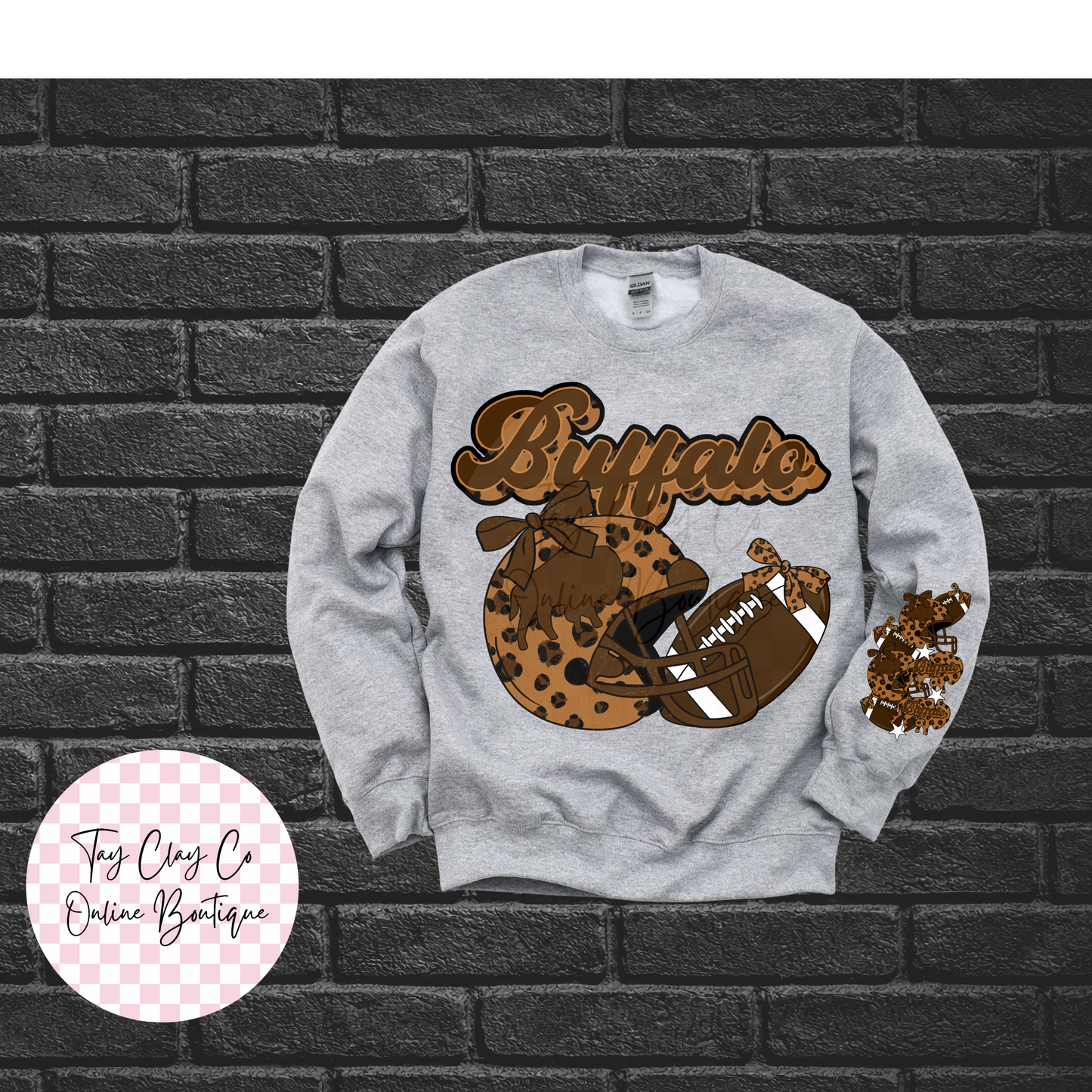 BUFFALO CHEETAH SWEATSHIRT