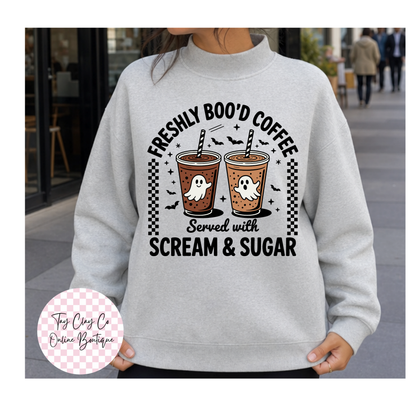 FRESHLY BOO'D MOCKNECK SWEATSHIRT