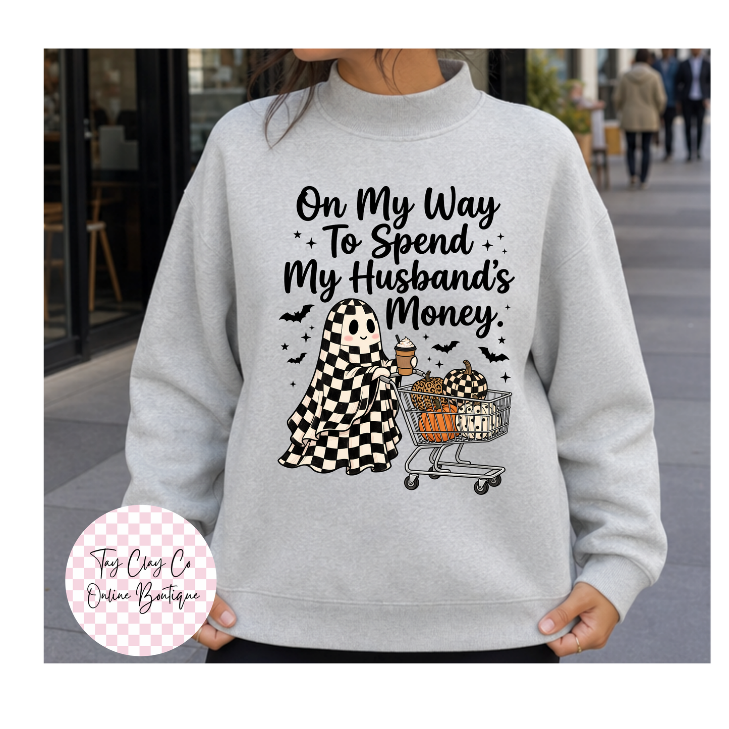 ON MY WAY MOCKNECK SWEATSHIRT