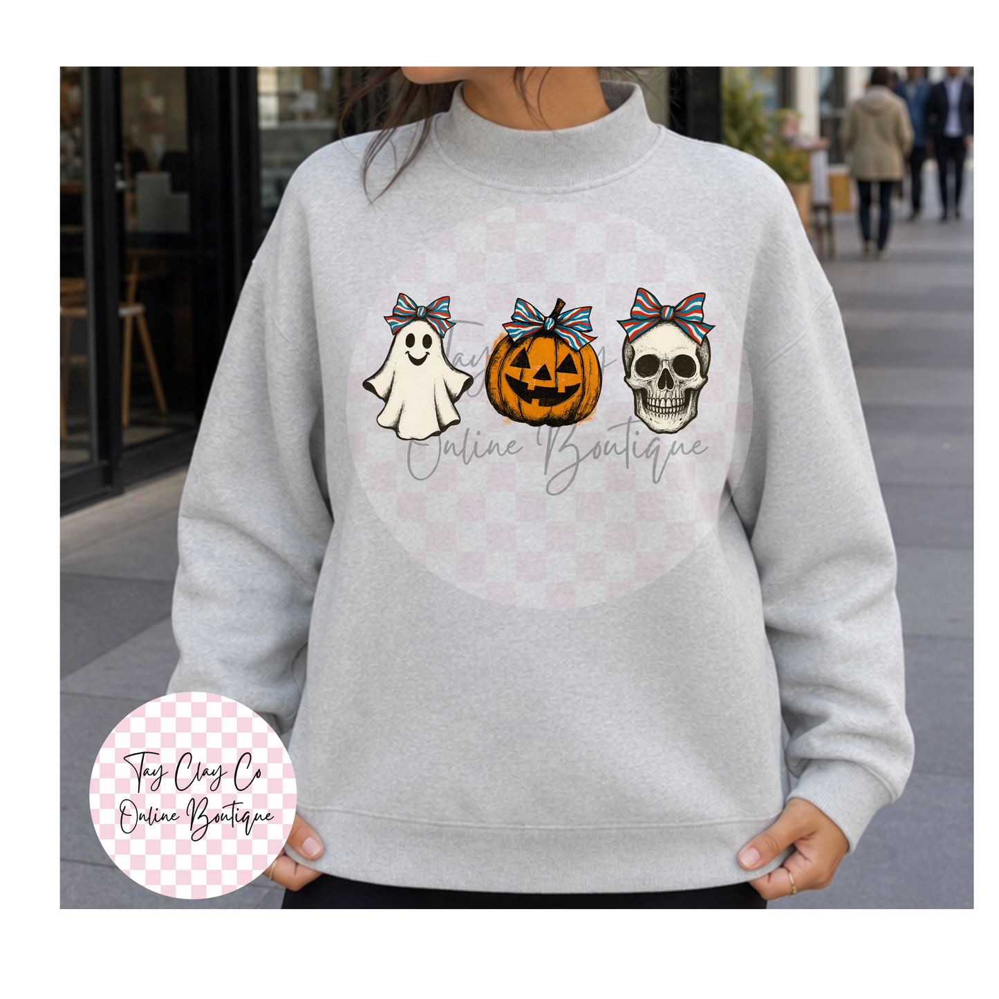 BUFF HALLOWEEN MOCKNECK SWEATSHIRT