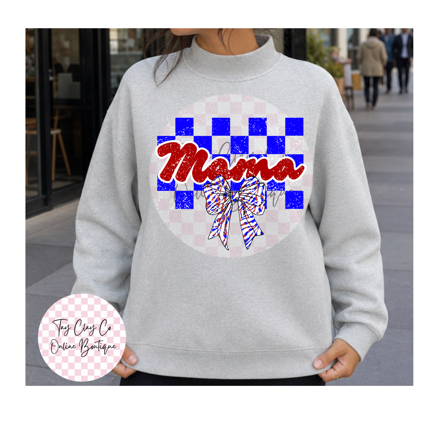 MAMA MOCKNECK SWEATSHIRT