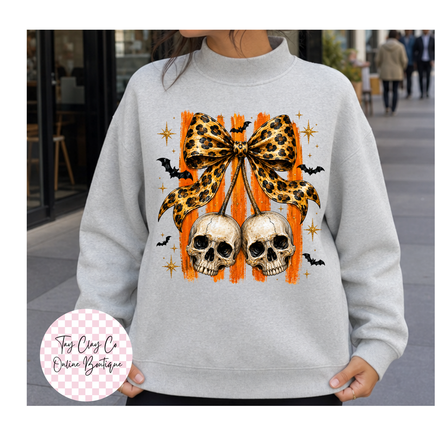 BOUJEE SKELLIES MOCKNECK SWEATSHIRT (Copy)