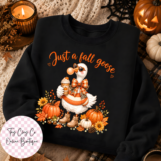 JUST A FALL GOOSE SWEATSHIRT