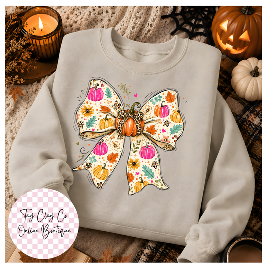 FALL BOW SWEATSHIRT