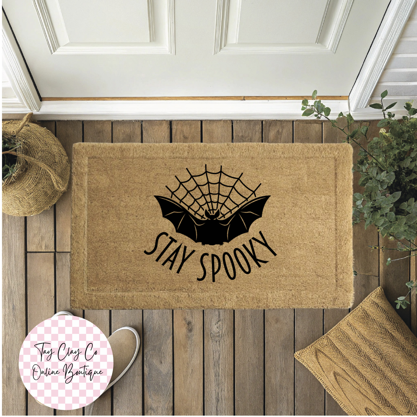 STAY SPOOKY DOORMAT