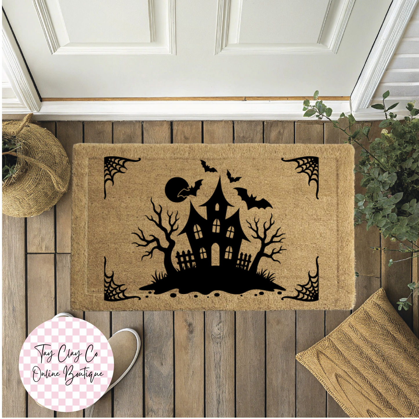 HAUNTED HOUSE DOORMAT